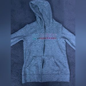 Grey Hollister hoodie